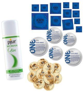 Комплект 27 шт One Vanish, Classic та EXS Cooling - Лубрикант pjur Woman Aloe (30 мл)  SOS3402 фото