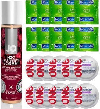 набор 20 шт Pasante + ONE + System JO Raspberry Sorbet (30 мл) SOS4679 фото