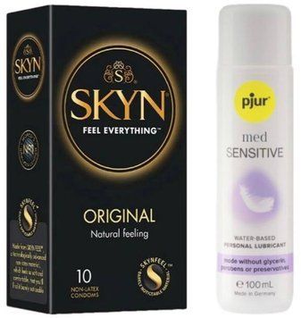 Комплект SKYN Original 10 шт + Pjur MED Sensitive Glide 100 мл SOS13210 фото