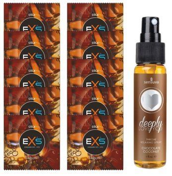 EXS CRAZY COLA 10 шт + Sensuva Deeply Love You Chocolate Coconut (29 мл) SOS14102 фото