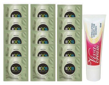 Комплект EXS Snug Fit 15 шт + Swiss Navy Viva Cream, 10 мл SOS14935 фото