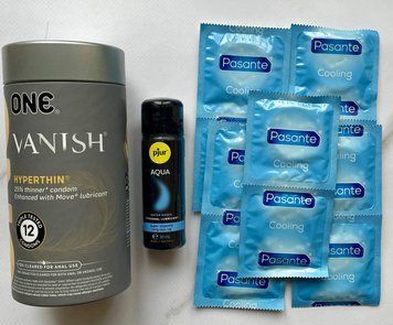 Набір 22 шт ONE Vanish - Pasante Cooling + Лубрикант pjur Aqua 30 мл SOS1492 фото