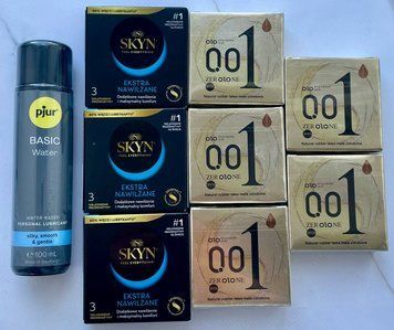 Набір 24 шт OLO Лід і Полум'я 001 + Skyn Extra Lube + Лубрикант pjur Basic Waterbased, 100 мл SOS3844 фото