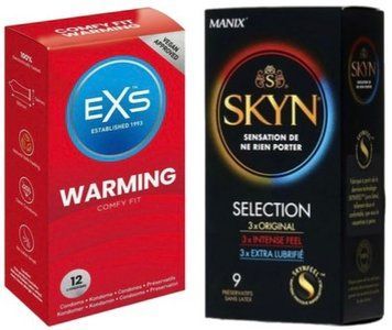 Набор з Skyn Selection 9 шт + EXS Warming, 12 шт SOS7836 фото