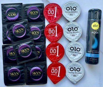 Набір 18 штук Skyn, Olo + лубрикант pjur Aqua (100 мл) SOS3994 фото