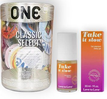 Набор из 100 шт ONE Classic Select + Love To Love Take It Slow 30 мл SOS9004 фото