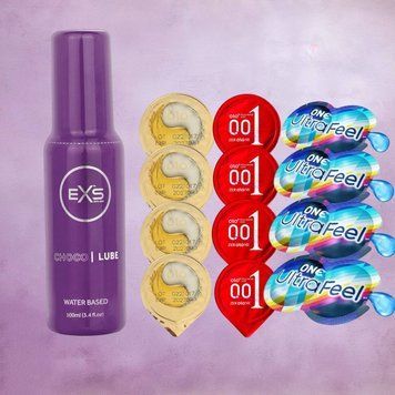 Комплект 15 штук OLO+ONE - Лубрикант EXS Chocolate Lube, 100 мл SOS4756 фото
