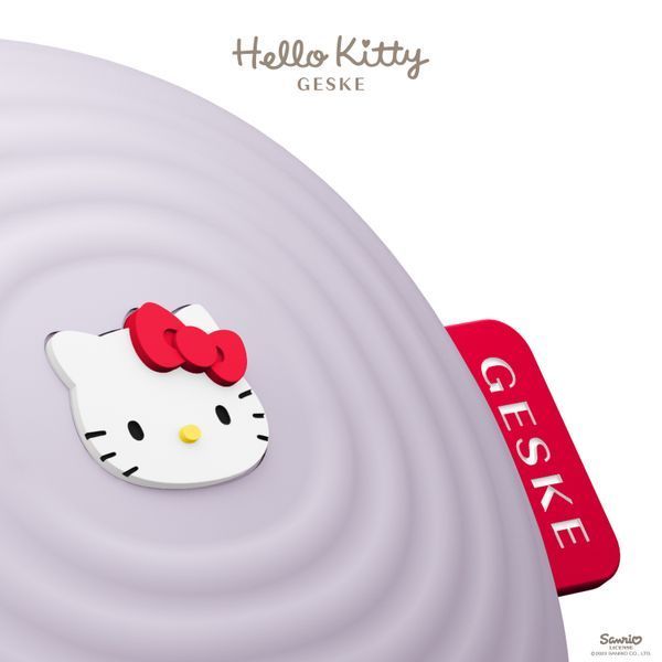 Электронная ультразвуковая щетка для лица GESKE Sonic Facial Brush 4в1 Hello Kitty purple HB0242 фото
