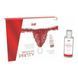 Набор Intt BRAZILIAN PANTY RED: трусики на резинке S-XL с жемчужным кольцом + клубничная смазка SO7128 фото 1