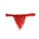 Набор Intt BRAZILIAN PANTY RED: трусики на резинке S-XL с жемчужным кольцом + клубничная смазка SO7128 фото 2