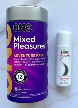 Комплект ONE Mixed Pleasures 12 шт + Змазка на силіконовій основі pjur Woman 30 мл SOS1943 фото