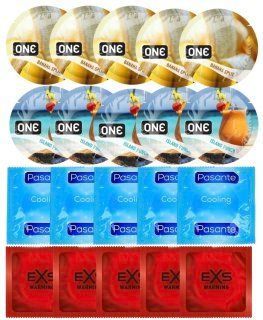 Набір 20 шт ONE Banana Split + ONE Island Punch + Pasante Cooling + EXS Warming Comfy Fit SOS7208 фото