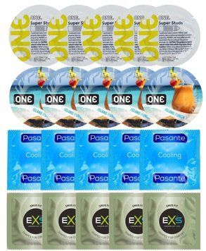Набір 20 шт ONE Super Studs + ONE Island Punch + Pasante Cooling + EXS Snug Fit SOS7308 фото
