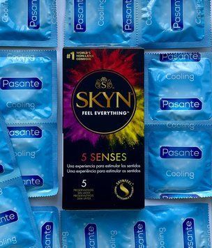 Набор SKYN 5 Senses 5 шт + Pasante Cooling 20 шт  SOS1149 фото