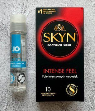 Комплект Skyn Intense Feel 10 шт - Лубрикант System JO H2O ORIGINAL (30 мл)  SOS2684 фото