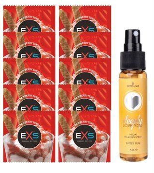 EXS STRAWBERRY SUNDAE 10 шт + Sensuva Deeply Love You Butter Rum (29 мл) SOS14053 фото