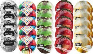 Набір з 25 шт One Move + ONE Ribs + ONE Mint Chocolate + ONE Chocolate Strawberry + ONE Banana SOS8414 фото