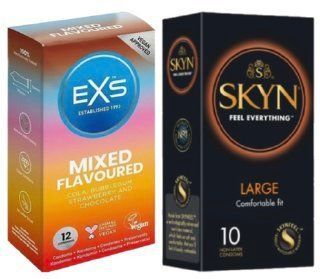 Набір з SKYN Large (10 шт) + EXS Mixed Flavoured 12 шт. SOS8036 фото