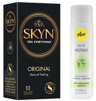 Комплект SKYN Original 10 шт + Pjur MED Repair Glide 100 мл SOS13211 фото