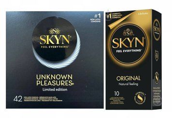 Набір : SKYN ORIGINAL 10 шт та SKYN Unknown Pleasures 42 шт SK116 фото