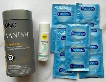 Комплект 22 шт ONE Vanish - Pasante Cooling + Змазка pjur Woman Nude 30 мл SOS1493 фото