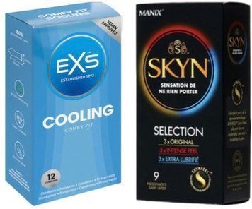Набор з Skyn Selection 9 шт + EXS Cooling. 12 шт SOS7837 фото
