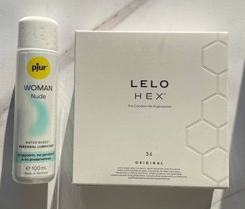 Комплект LELO HEX Original 36 Pack + Смазка на водной основе pjur Woman Nude 100 мл SOS2193 фото