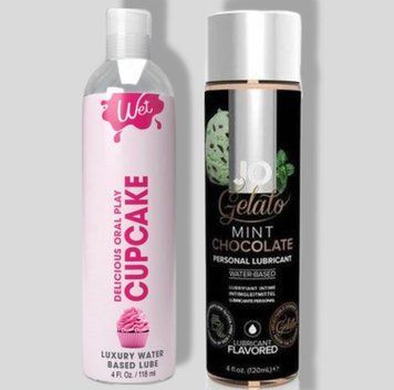 Wet Oral Play Cupcake (118 мл) + JO GELATO Mint Chocolate (120 мл) LB754 фото