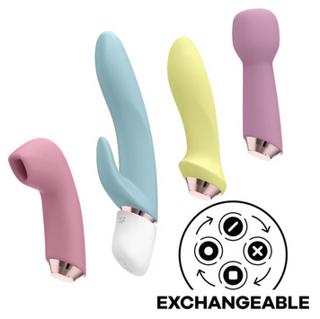 Набор секс-игрушек 4 в 1 с сменными насадками Satisfyer Marvelous Four SO6733 фото