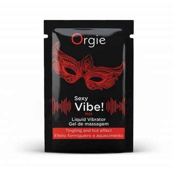 Пробник жидкого вибратора SEXY VIBE, вибрация 1 мл + согревающий эффект Orgie (Бразилия-Португалия) S02221210 фото