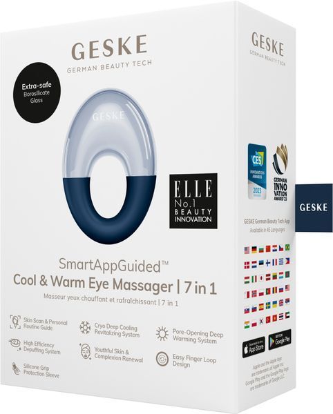 Масажер для очей GESKE Cool&Warm Eye Massager 7в1 midnight HB0312 фото
