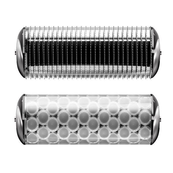 Электронный роллер для лица и тела с микроиглами GESKE MicroNeedle Face&Body Roller 8в1 aquamarine HB0204 фото