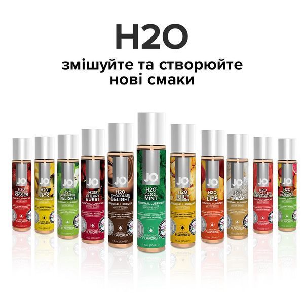 Змазка на водній основі System JO H2O &mdash; Cool Mint (120 мл) без цукру, рослинний гліцерин SO1775 фото