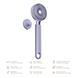 Звуковая светодиодная щетка для всего тела GESKE Sonic LED Full-Body Brush&Intensive Exfoliator 9в1 purple HB0391 фото 2