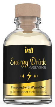 Інтимний масажний гель із вибуховим ароматом енергетика INTT Energy Drink Massage Gel (30 мл) &mdash; заряд бадьорості та екстремальна пристрасть SO2926 фото
