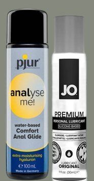 Набор лубрикантов pjur analyse me! Comfort water glide 100 мл + System JO PREMIUM ORIGINAL (30 мл) LB951 фото