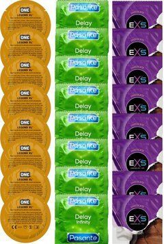 Набор 24 шт 𝐎𝐍𝐄 𝐋𝐞𝐠𝐞𝐧𝐝 𝐗𝐋 + Delay Infinity + EXS Chocolate SOS7462 фото
