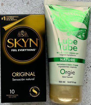 Комплект SKYN Original 10 шт + LUBE TUBE NATURE, 150 мл ORGIE  SOS1105 фото