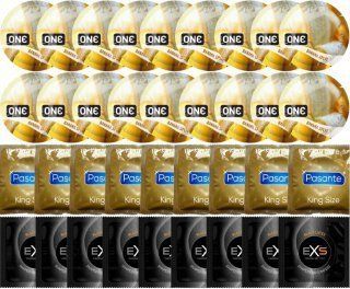 Набір 36 шт ONE Banana Split + Pasante King Size + EXS Black Latex SOS7612 фото