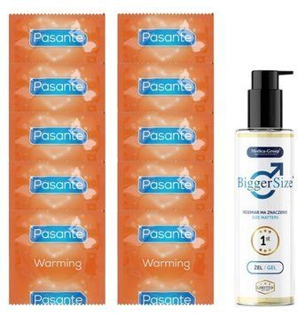 Комплект Pasante Warming 10 шт + Medica‑Group Bigger Size Gel (150 мл)  SOS14385 фото