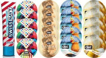 Набор из SwissNavy CoolingPeppermint 10мл + ONERibs + ONE Vanish + ONE Island Punch + ONEBanana SOS8633 фото