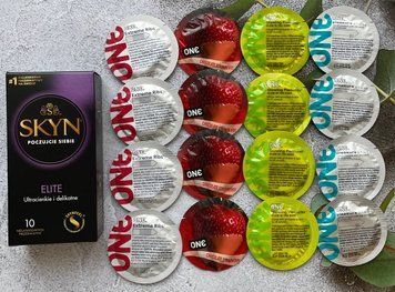 Комплект 26 штук Skyn Elite + ONE Extreme Ribs, Pleasure Plus, Flavor Waves, Glowing Pleasures SOS2299 фото