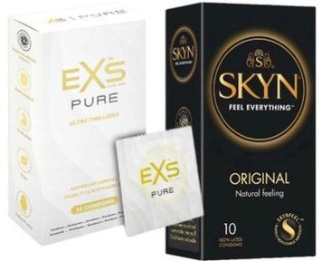 Набір з SKYN Original 10 штук + EXS Pure 12 шт SOS7893 фото