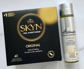 Набор 40 шт SKYN Original  + System JO Aromatix  Vanilla 120 мл SOS1649 фото