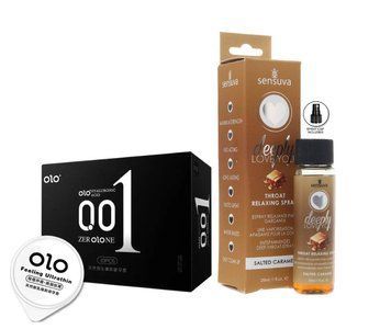 OLO Feeling Ultrathin &mdash; 10 шт и Спрей Sensuva Deeply Love You Salted Caramel SOS901 фото