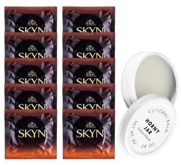 Комплект Skyn Warming 10 шт + Bijoux Indiscrets Horny Jar SOS14184 фото