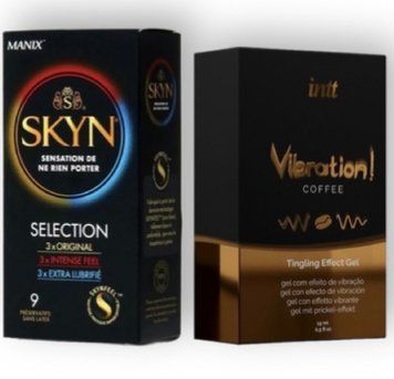 Skyn Selection 9 шт + Intt Vibration Coffee (15 мл) SOS6830 фото