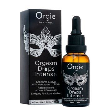 Збуджувальні краплі для клітора Orgie Orgasm Drops Intense, 30 мл, тепло-холод, пряний смак SX1530 фото