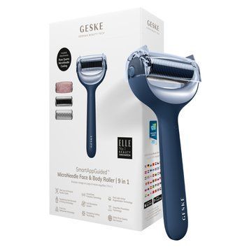 Роллер для игловой мезотерапии лица и тела GESKE MicroNeedle Face&Body Roller 9в1 midnight HB0210 фото