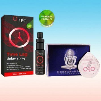 Пролонгатор для мужчин Time Lag, 25 мл. ORGIE+  OLO Benefit 10шт. SOS6665 фото